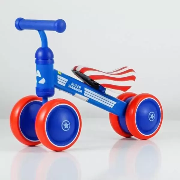 Baby bicikli bez pedala 753 plavi sa četiri točka balanser