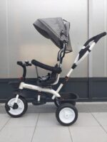 Tricikl Classic Line 018 sa rotirajućim sedištem sivi - Slika 3