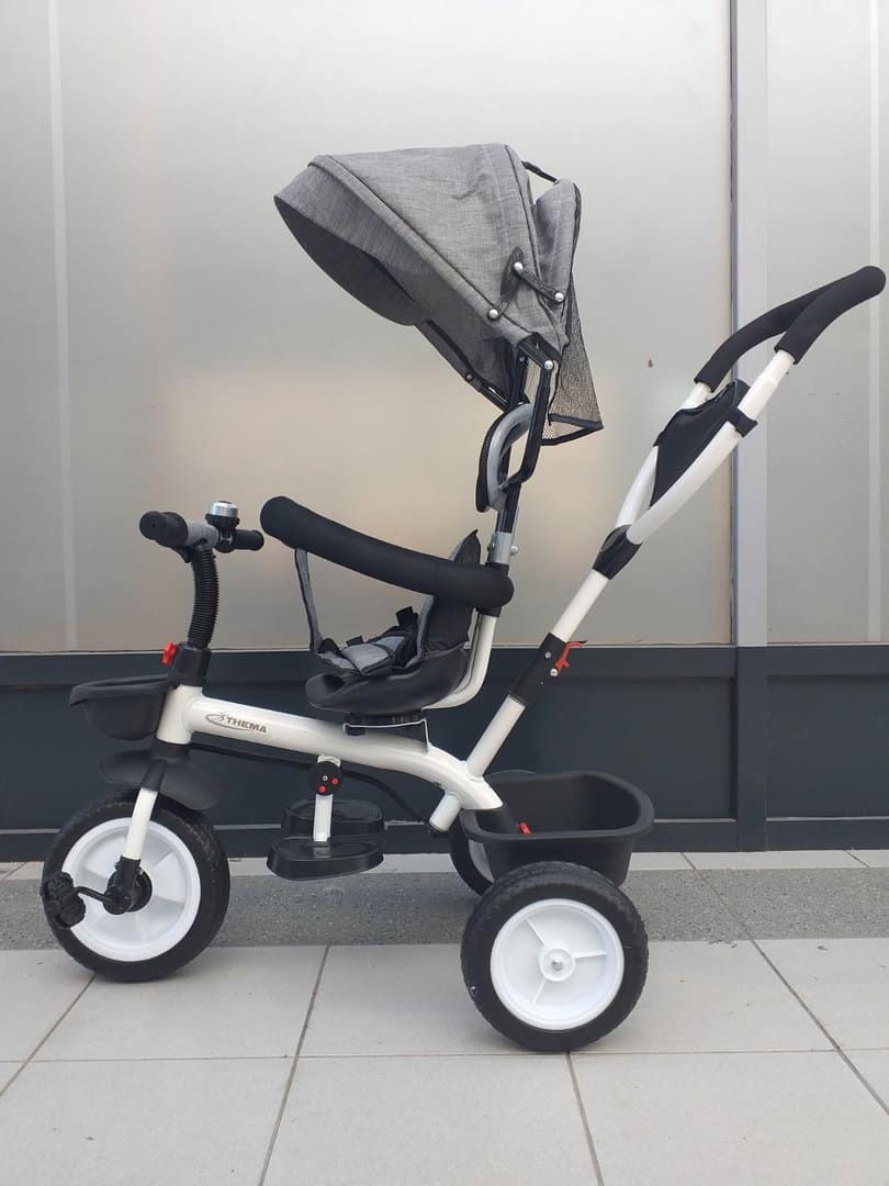 Tricikl 018 sivi 2 Tricikl Classic Line 018 sa rotirajućim sedištem sivi - Slika 3