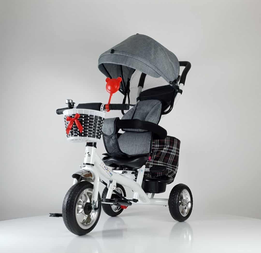 Tricikl 416 sivi Tricikl 416 "Star" sa rotirajućim sedištem sivi - Slika 1