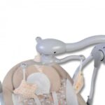 Muzička ljuljaška za bebe Jessie bež - Slika 5