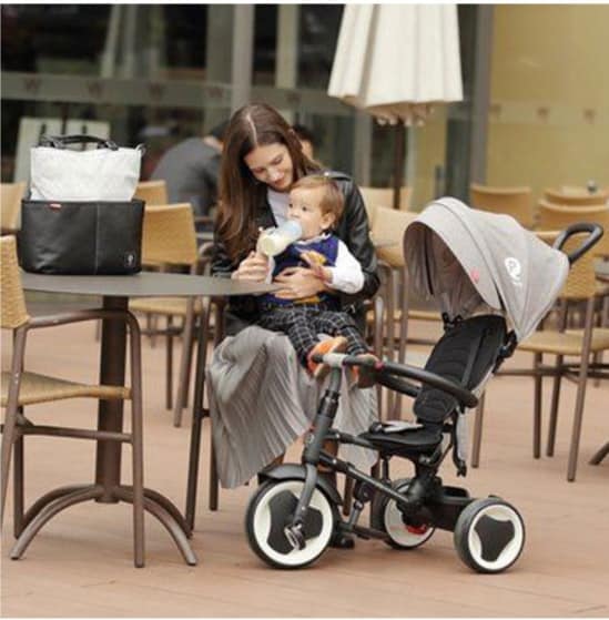 Tricikl Rito 3u1 zeleno-plavi 8 Sklopivi Tricikl QPlay Rito 3u1 zeleno-plavi, qp380gb - Slika 8