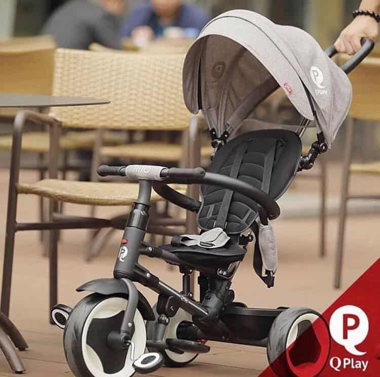 Tricikl Rito 3u1 zeleno-plavi 9 Sklopivi Tricikl QPlay Rito 3u1 zeleno-plavi, qp380gb - Slika 9