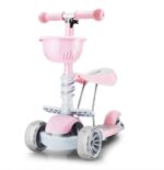 Trotinet 653 Soft 3u1 roze - Slika 2