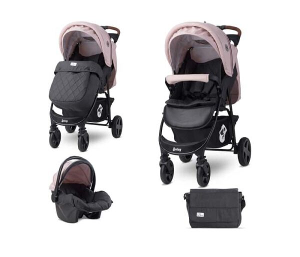Kolica Daisy 2u1 set 10021442180 Black & Cameo Rose (2021) - Slika 1