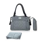 Torba za mame Kristin siva Lorelli