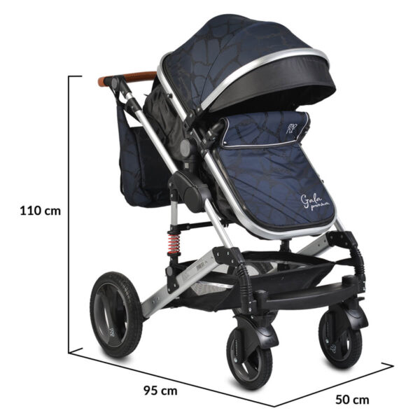 Kolica 3u1 Gala Premium set Azure - Slika 3