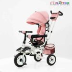 Tricikl Playtime 419 "Big" sa mekanim rotirajućim sedištem roze