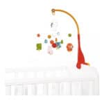 Muzička vrteška za krevetac na navijanje Happy Animals 10310260002  narandžasta Lorelli