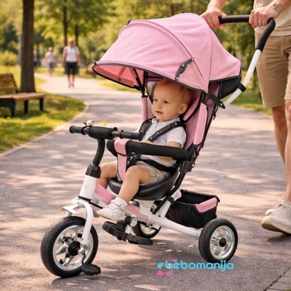 Tricikl za decu 411 roze