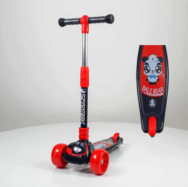 Dečiji sklopivi trotinet 660 Rabbit do 35kg crni - Slika 1