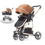 Kolica za bebe BBO Tiffany sa navlakom - brown