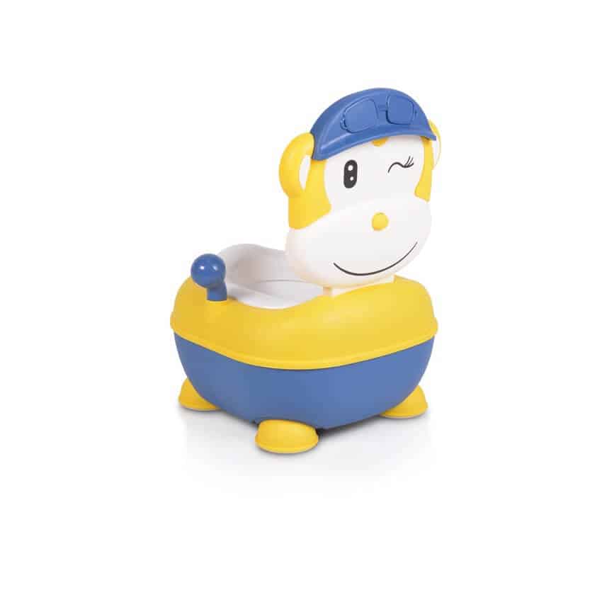nosa za decu plavo žuta u obliku majmuna