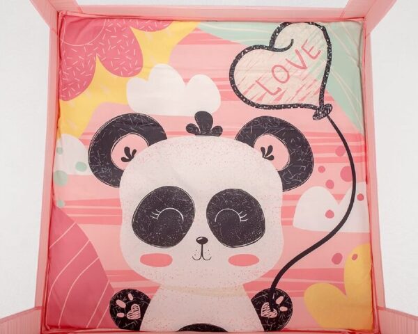 Ogradice za bebe Enjoy panda pink mekana podloga