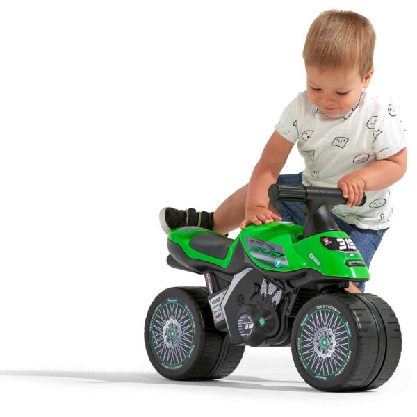 Motor guralica za decu Kawasaki 402kx na dva točka zelene boje