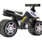 Motor guralica za decu 427 bele boje na dva točka