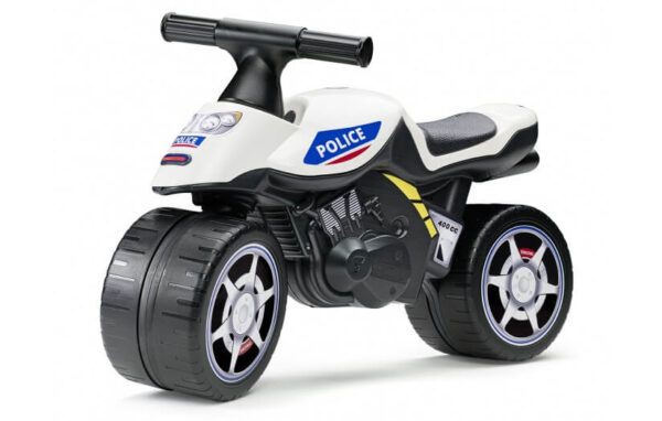 Motor guralica za decu 427 bele boje na dva točka