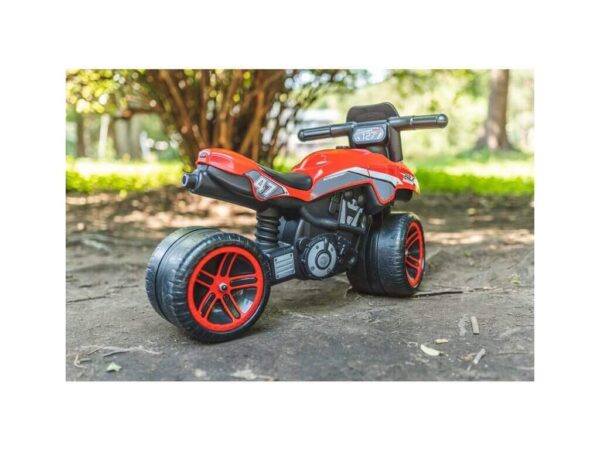 Motor guralica za decu 530 crvene boje na dva velika točka