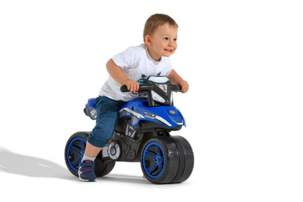 Motor guralica za decu 531 plave boje na dva točka