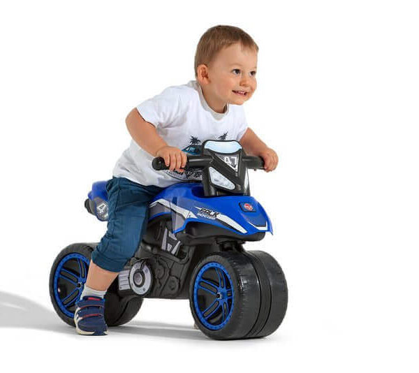Motor guralica za decu 531 plave boje na dva točka