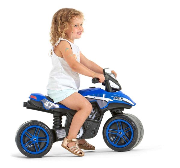 Motor guralica za decu 531 plave boje na dva točka