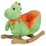 Njihalica za decu Dino Knorr 40317 zeleno narandžasti sa maramom