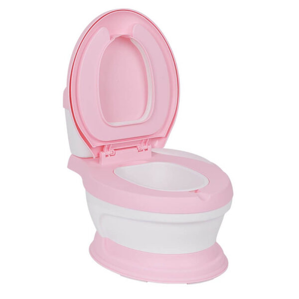 Noše za bebe Lindo roze boje sa poklopcem, adapterom i vodokotlićem