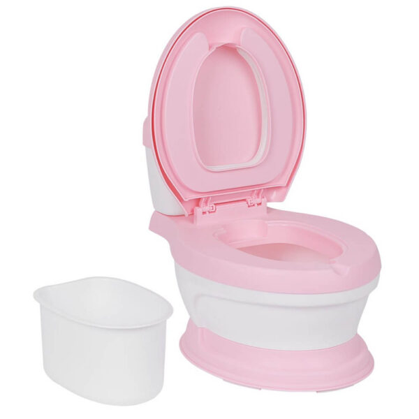 Noše za bebe Lindo roze boje sa poklopcem, adapterom i vodokotlićem
