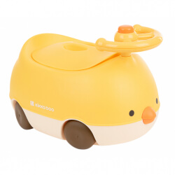 Noša za bebe Chick žute boje sa volanom i točkićima