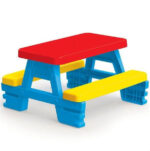 Piknik klupa za decu Dolu 030085 crveno plavo žuta