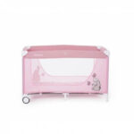 Prenosivi krevetac Day&Night 2 nivoa Kikka Boo rabbit pink,  kkb30043 - Slika 3