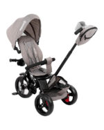 Sklopivi tricikl Nikki 3u1 Kikka Boo sa podesivim naslon i rotirajućim sedištem dark grey melange, kkb20110 - Slika 6