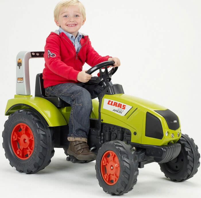 traktor-na-pedale-claas-1040-1 Traktor na pedale Claas 1040 zeleni sa dečakom
