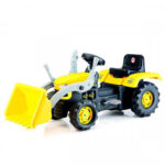 traktor-za-decu-žuti-na-pedale-sa-kašikom