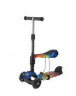Trotinet Makani Ride and Skate za decu šarenog dezena sa sedištem