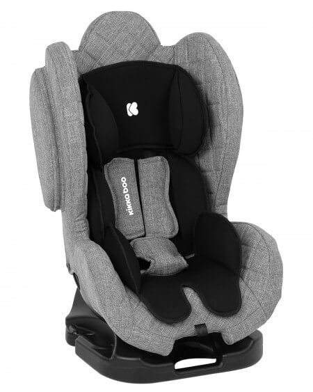 Auto sedista za bebe Bon Voyage tamno sivo-crne boje za bebe i decu 0-25kg sa oborivim naslonom i bočnom zaštitom