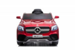 Mercedes GLC Coupe Licencirani crveni sa mekim gumama i kožnim sedištem i originalnim znakom mercedesa slikan sa prednje strane