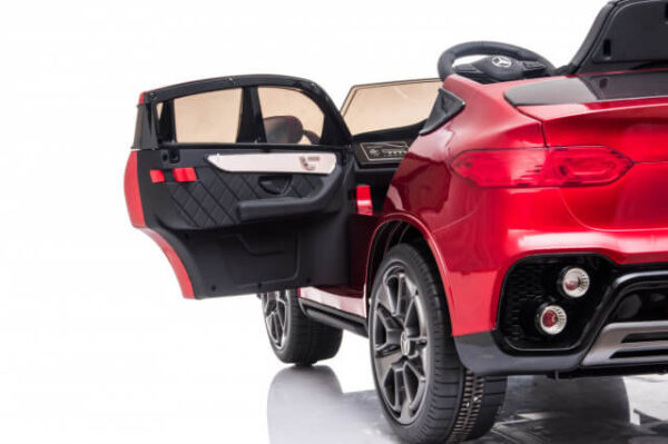 Mercedes GLC Coupe Licencirani auto na akumulator sa kožnim sedištem i mekim gumama - crveni, BJ 0008 - Slika 5