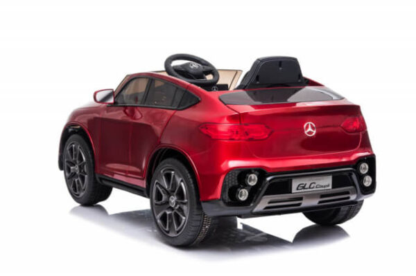 Mercedes GLC Coupe Licencirani auto na akumulator sa kožnim sedištem i mekim gumama - crveni, BJ 0008 - Slika 7