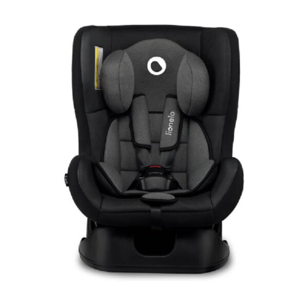 Auto sediste Liam crno-sive boje za bebe i decu 0-18kg, prikazano s preda