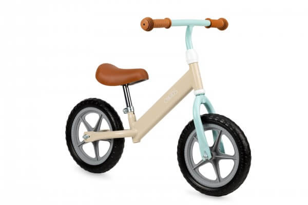 Bicikl bez pedala Fleet za decu braon boje sa podesivim sedištem i podesivom visinom kormana