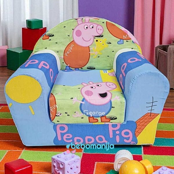 Fotelja za decu Pepa Prase