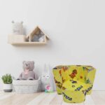 foteljica za decu model hugo oslikana patrolnim šapama žuta slikana u dečijoj sobi