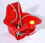 Ljuljaške za decu 501200 crvene boje sa kanapom za kačenje i trubicom