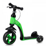 Trotinet-guralica za decu Elios 2u1 MoMi zeleni, 7177 - Slika 2