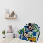 Fotelja Miki zeleno-plava na razvlačenje