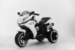 Motor za decu R1200 na akumulator za decu crno-bele boje na tri točka