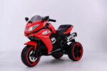 Motor na akumulator R1200 za decu crveno-crne boje na tri točka