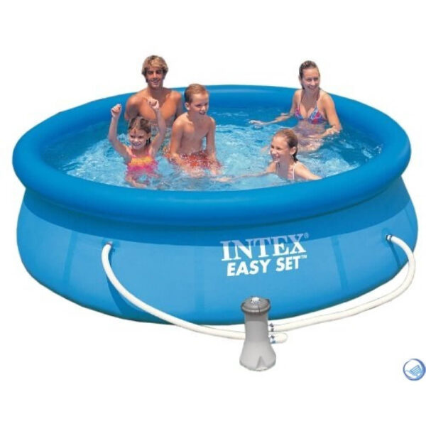 bazen okrugli easy set 3.05x0.76m sa vazdušnim prstenom i pumpom za prečišćavanje vode