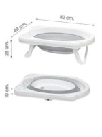 BBO Sklopiva kadica 6009-GREY za kupanje beba roze - Slika 3